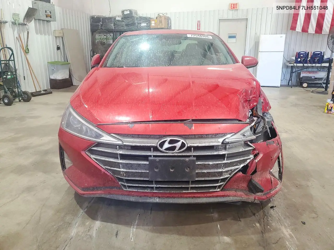 2020 HYUNDAI ELANTRA VIN 5NPD84LF7LH551048 — фото 5