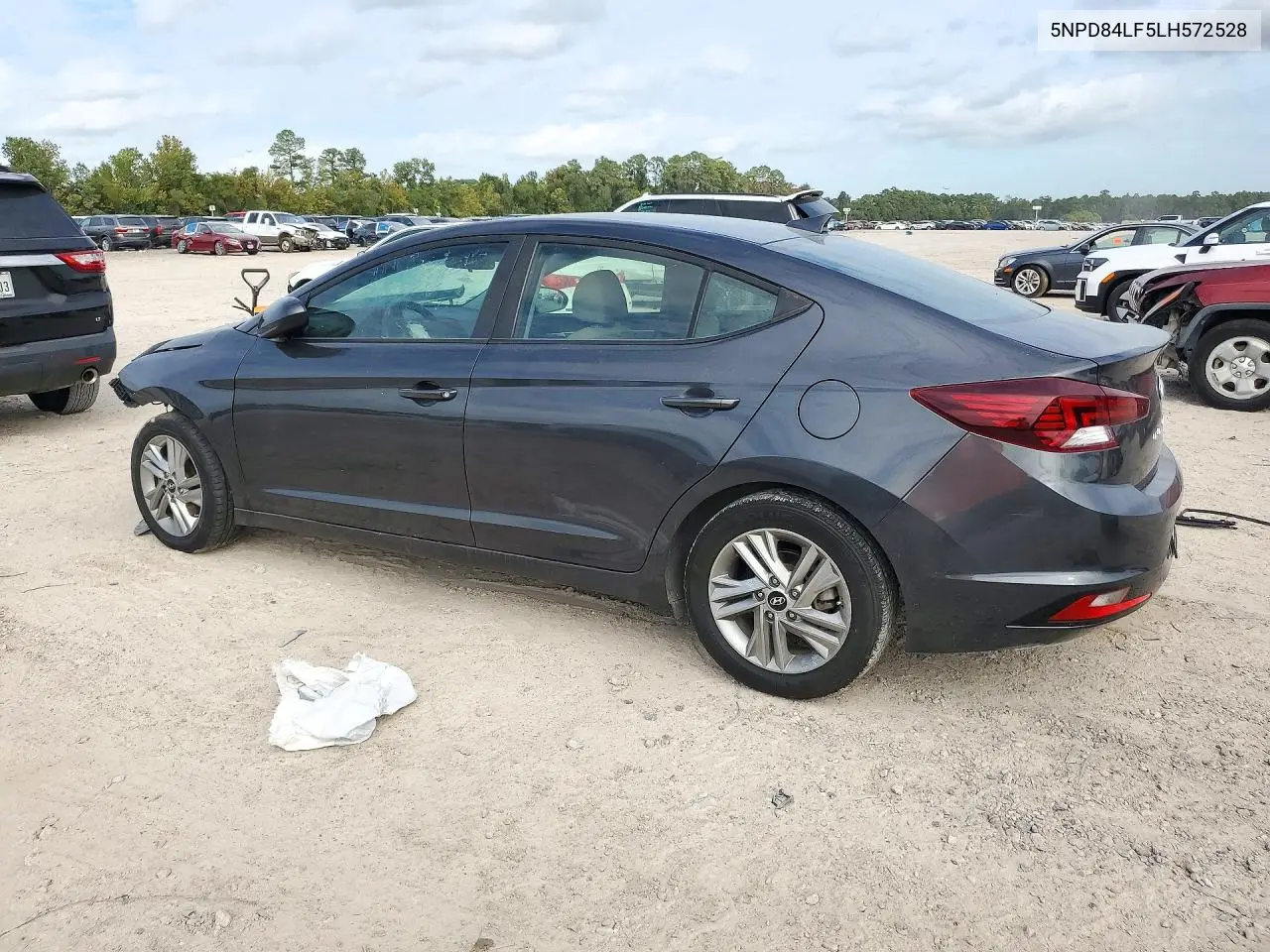2020 HYUNDAI ELANTRA VIN 5NPD84LF5LH572528 — фото 2