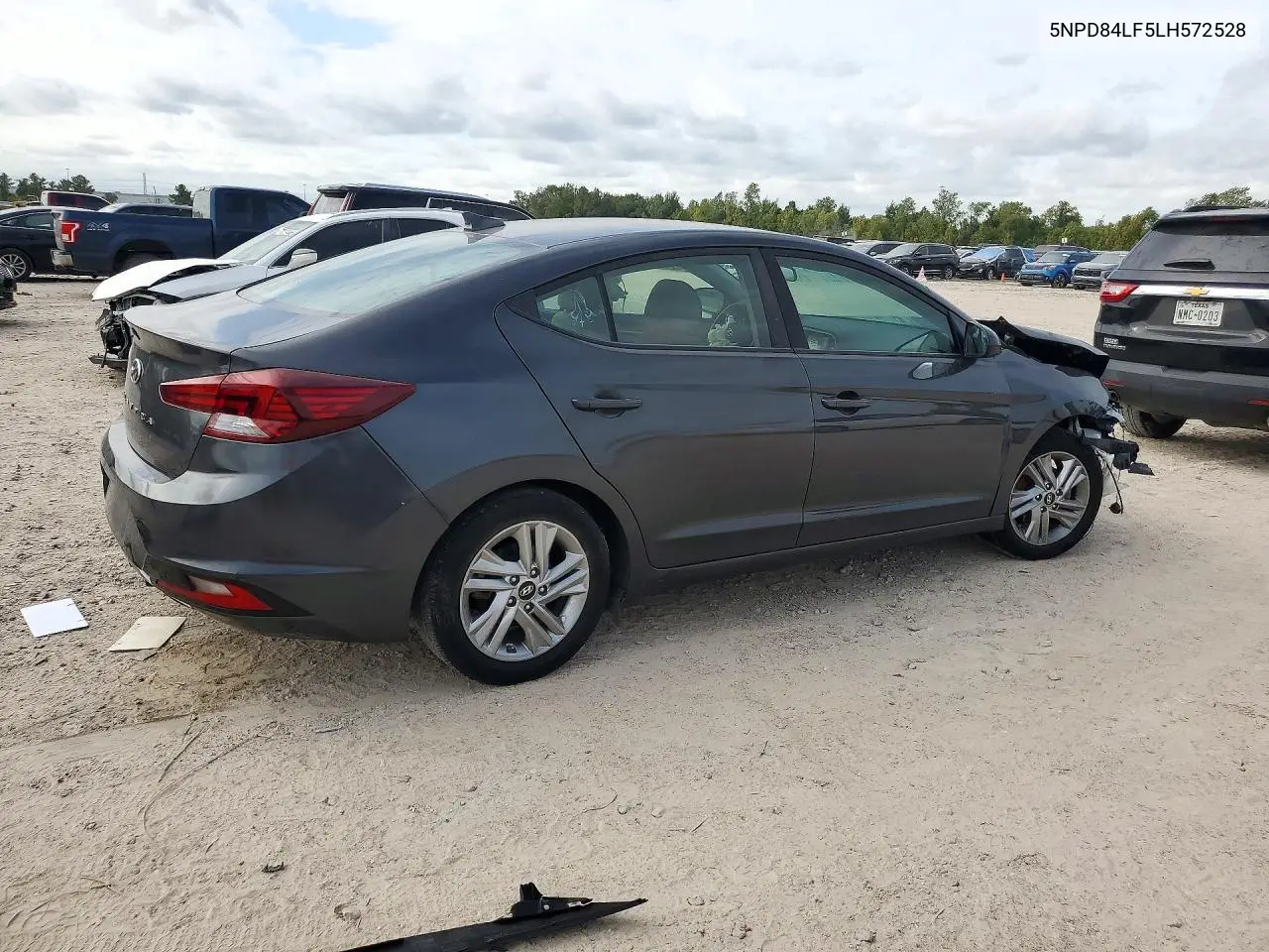 2020 HYUNDAI ELANTRA VIN 5NPD84LF5LH572528 — фото 3
