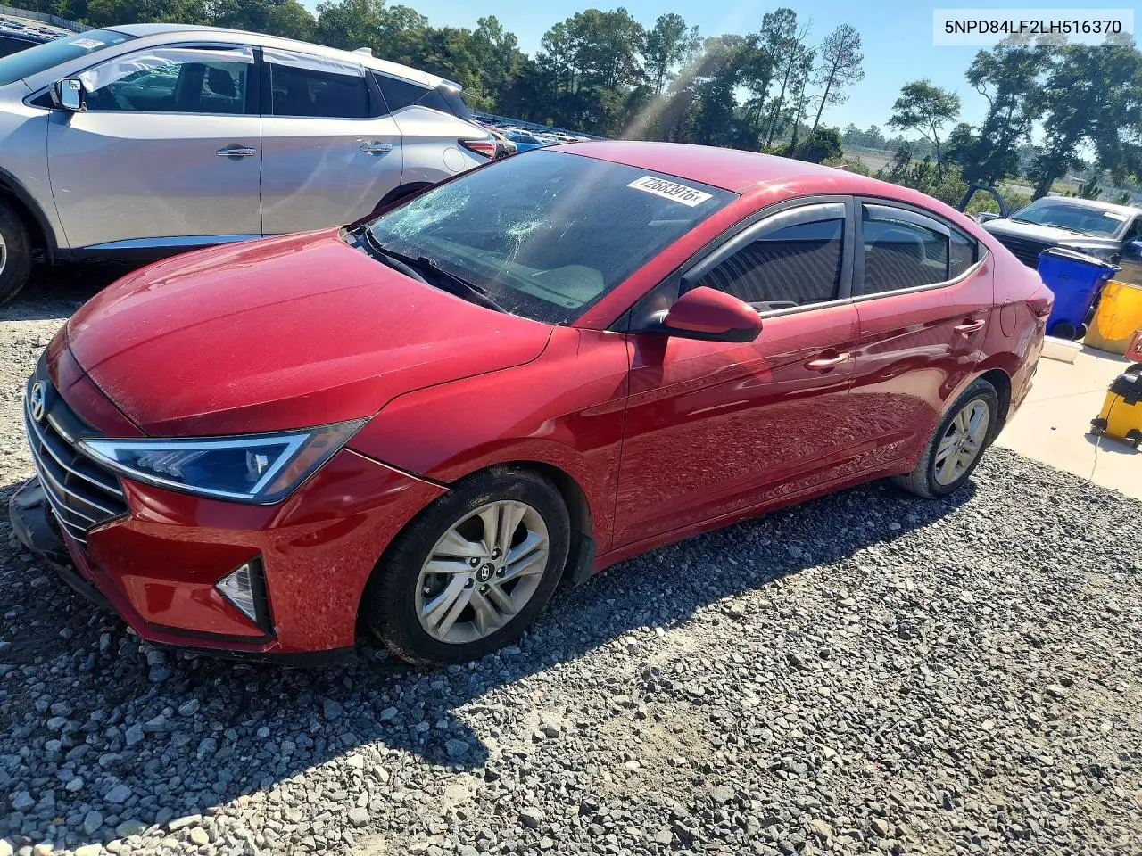 HYUNDAI ELANTRA 2020, VIN 5NPD84LF2LH516370