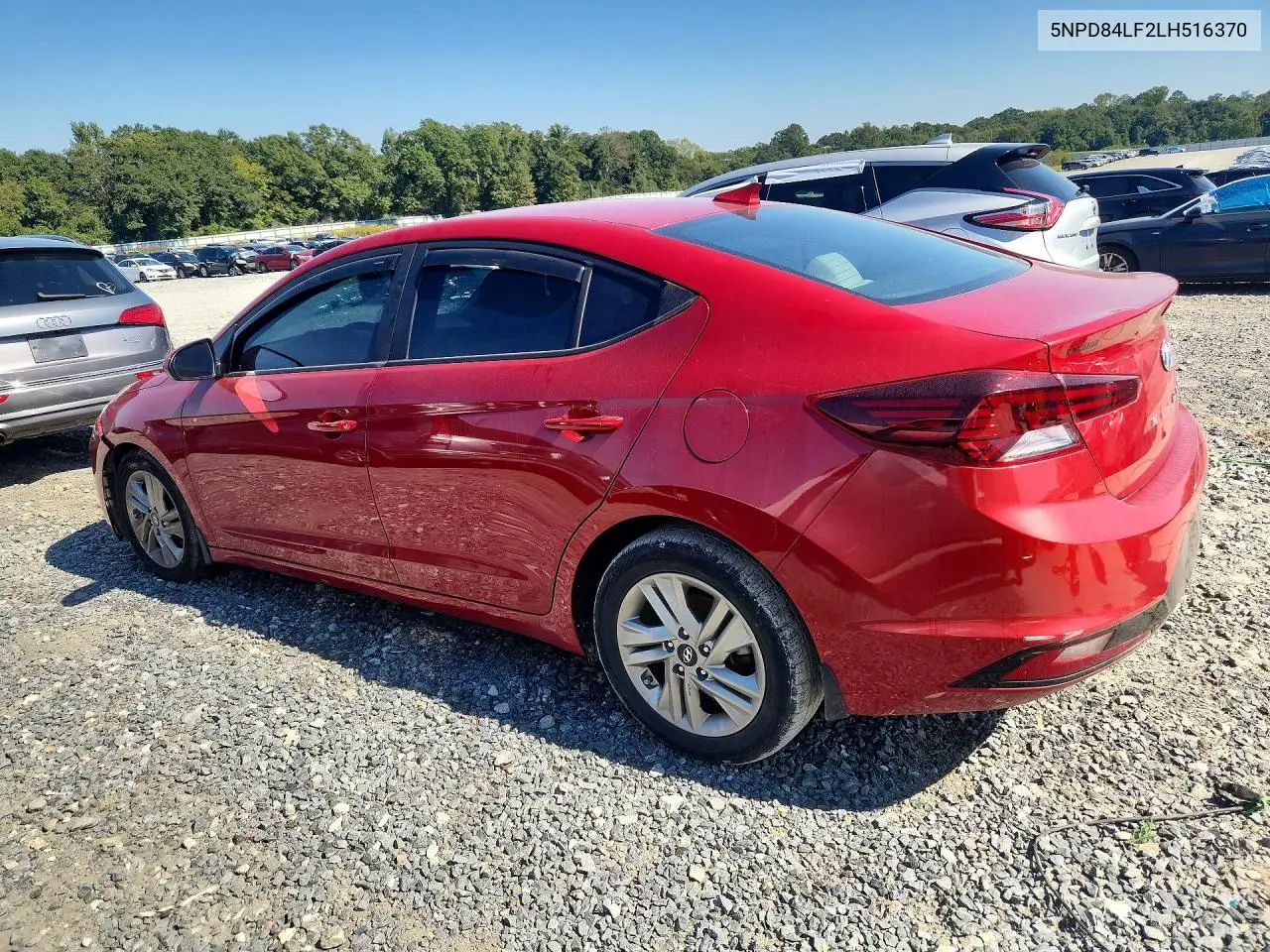 2020 HYUNDAI ELANTRA VIN 5NPD84LF2LH516370 — фото 2