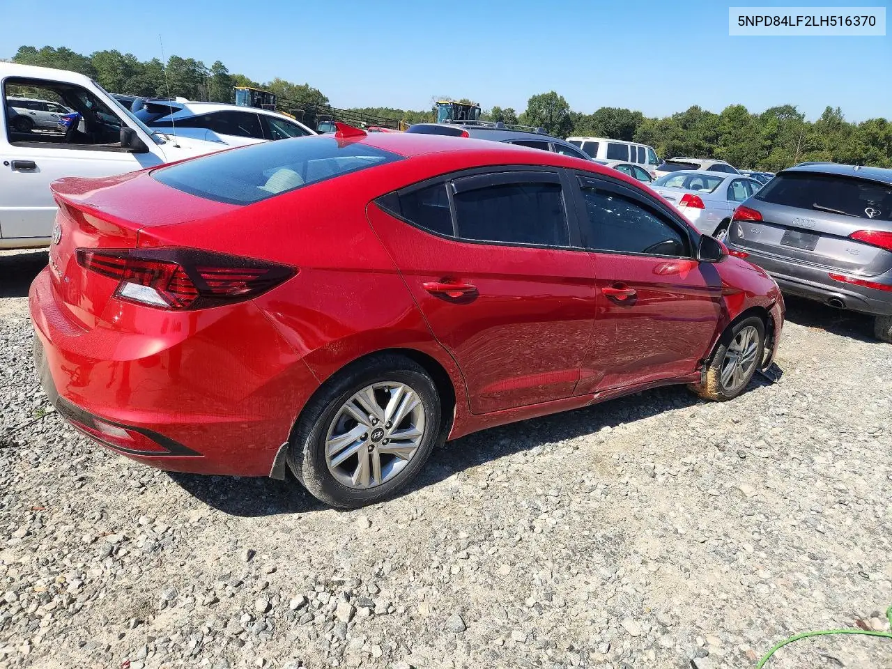 2020 HYUNDAI ELANTRA VIN 5NPD84LF2LH516370 — фото 3