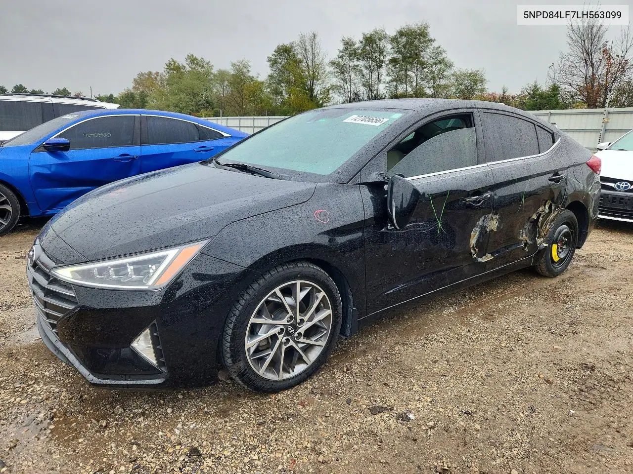 HYUNDAI ELANTRA 2020, VIN 5NPD84LF7LH563099