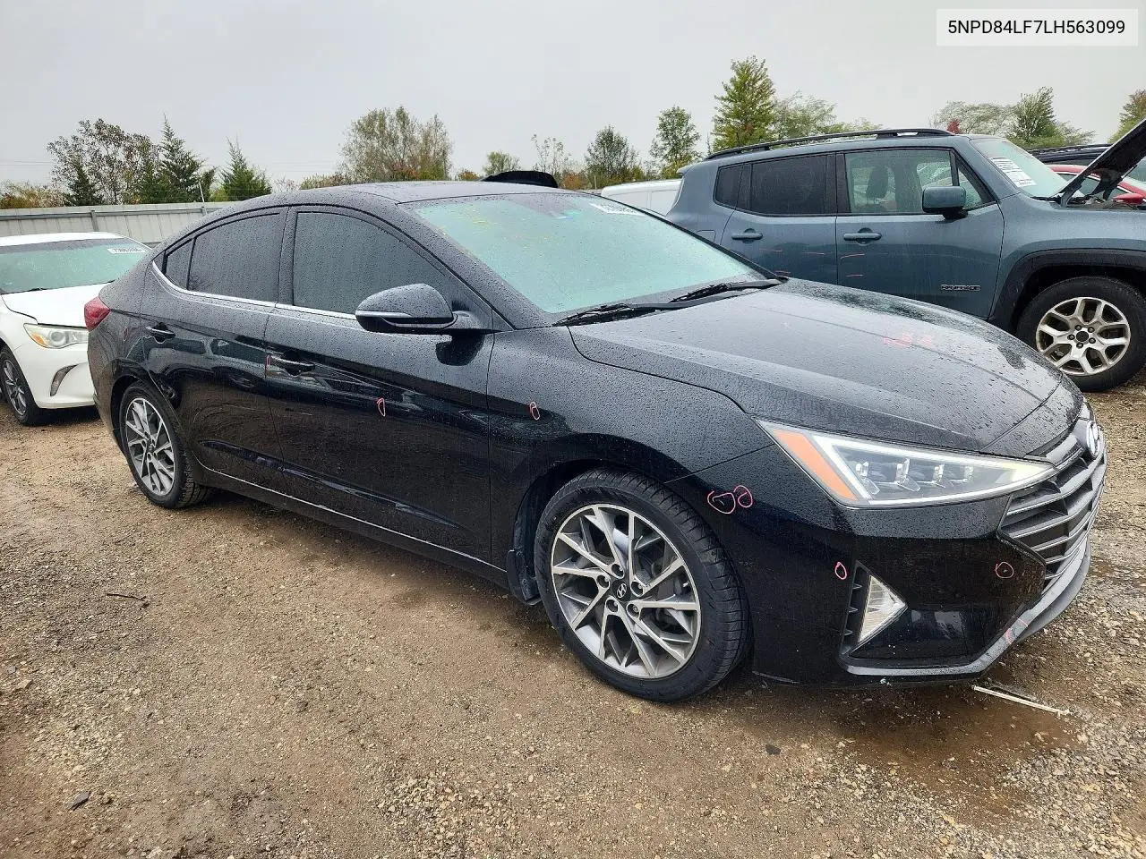 2020 HYUNDAI ELANTRA VIN 5NPD84LF7LH563099 — фото 4