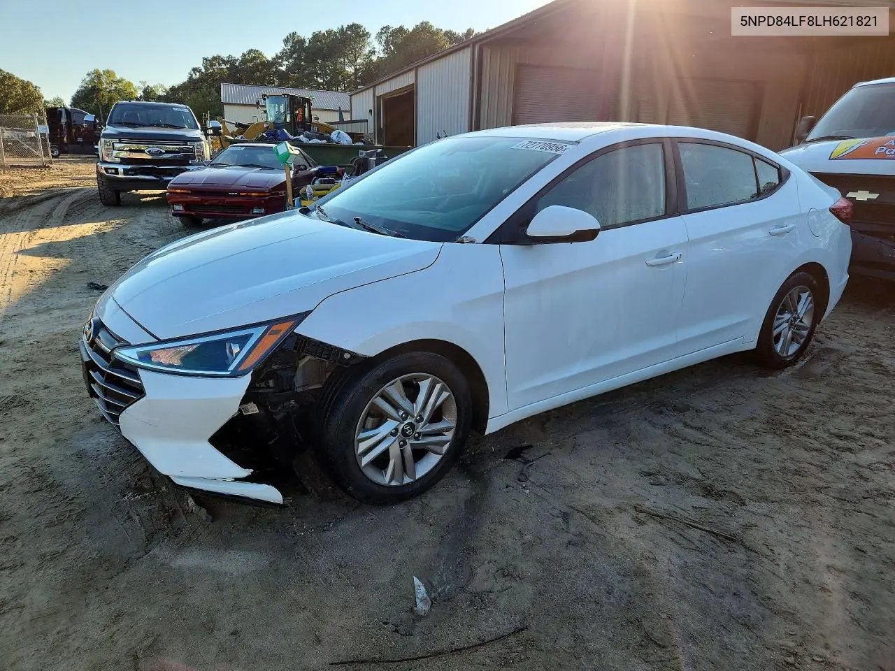 HYUNDAI ELANTRA 2020, VIN 5NPD84LF8LH621821