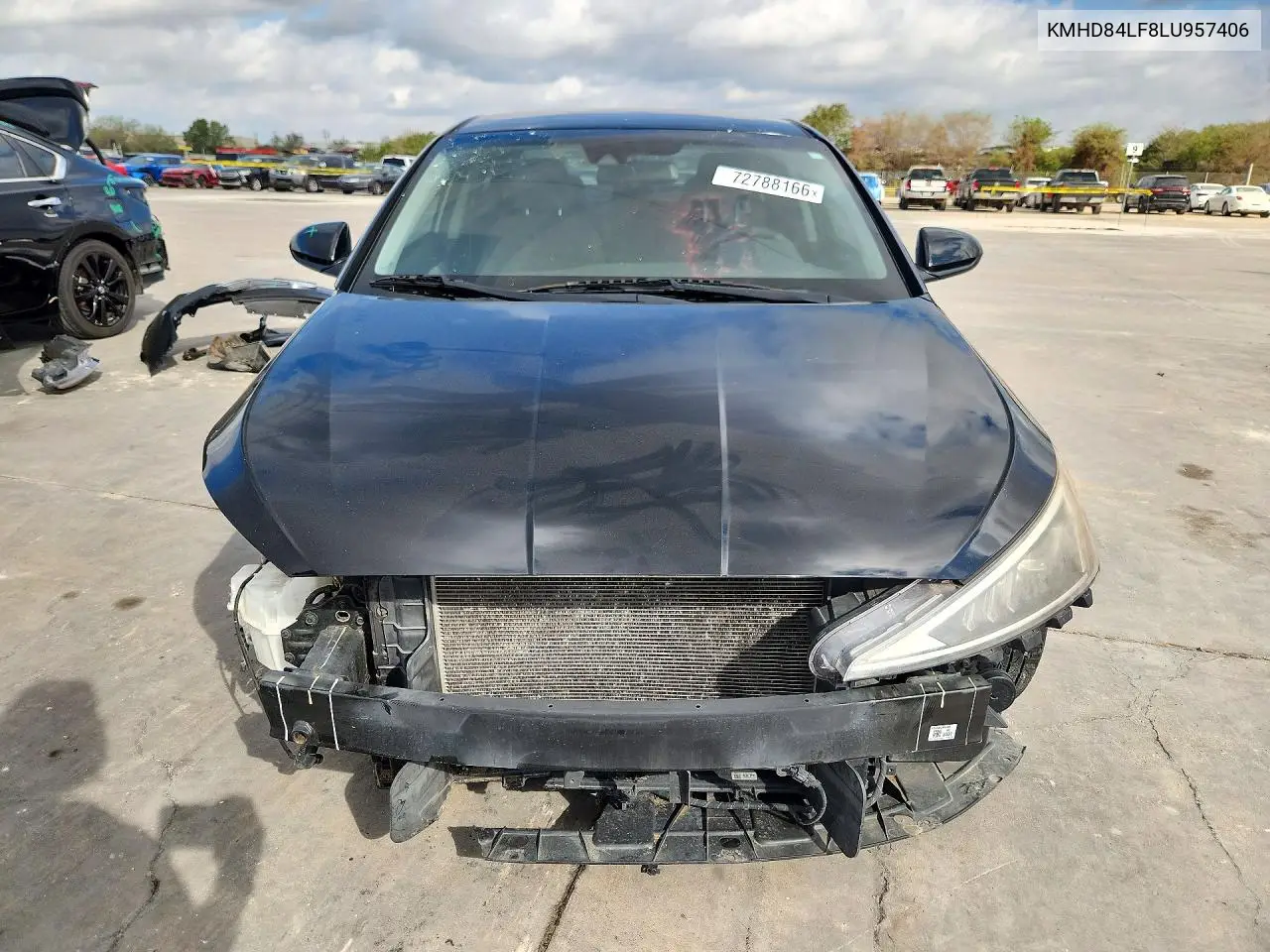 2020 HYUNDAI ELANTRA VIN KMHD84LF8LU957406 — фото 5
