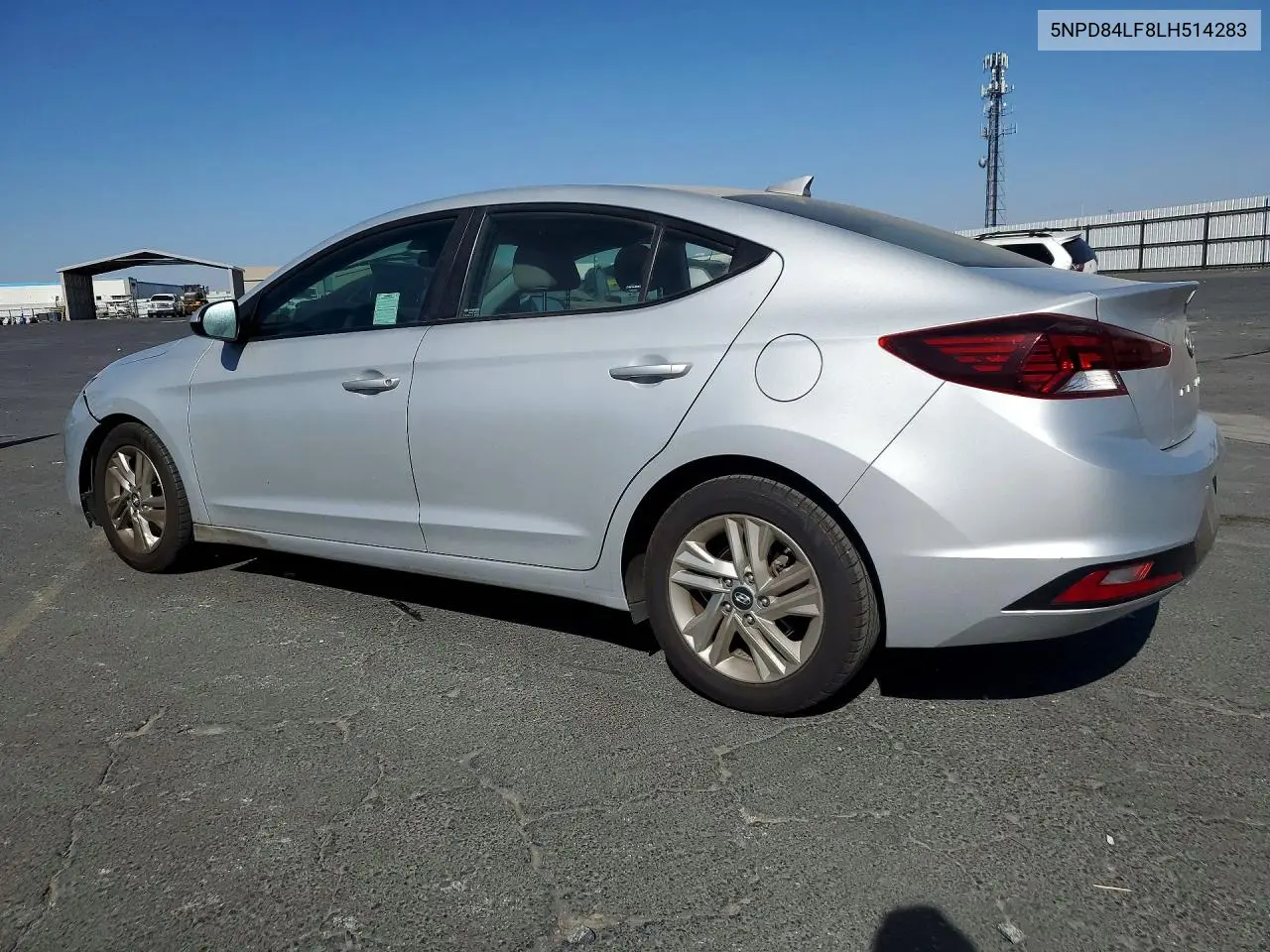 2020 HYUNDAI ELANTRA VIN 5NPD84LF8LH514283 — фото 2