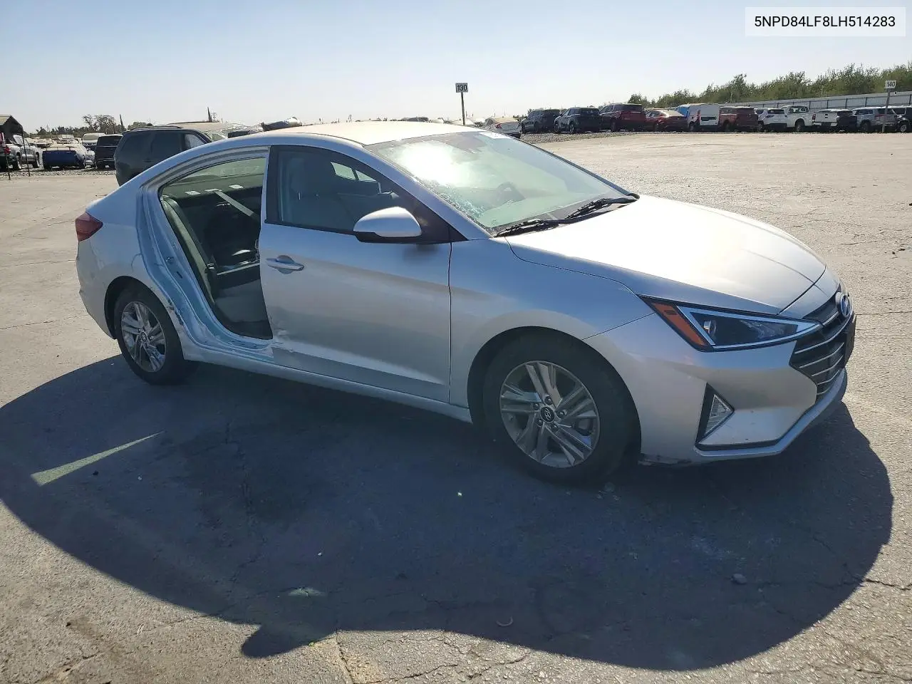 2020 HYUNDAI ELANTRA VIN 5NPD84LF8LH514283 — фото 4