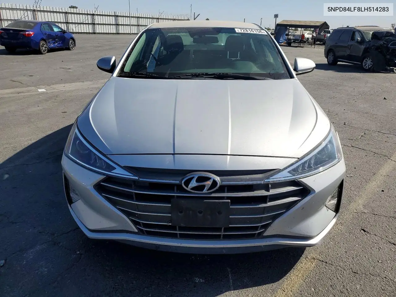2020 HYUNDAI ELANTRA VIN 5NPD84LF8LH514283 — фото 5