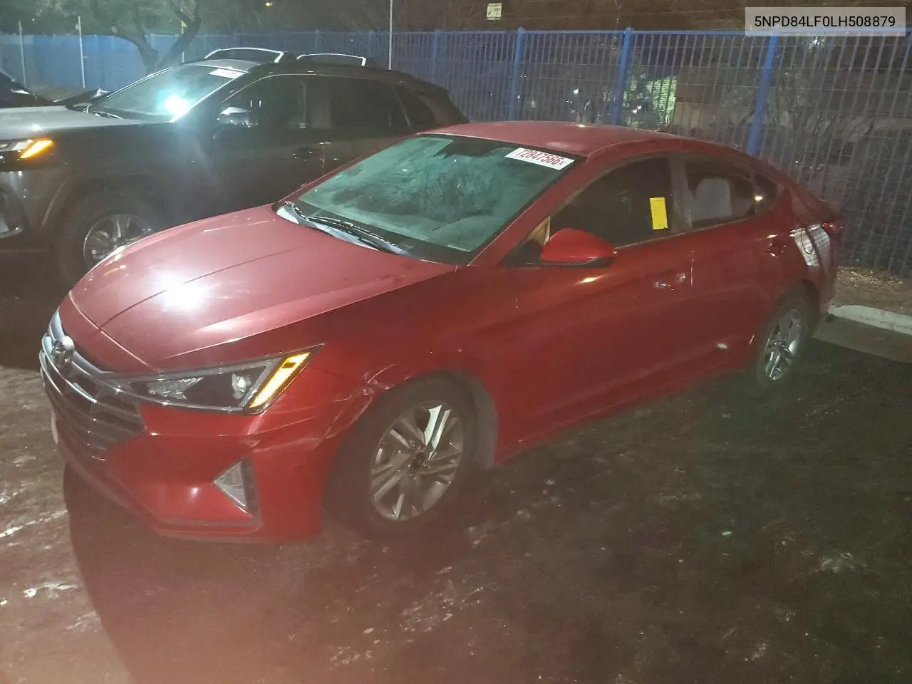 HYUNDAI ELANTRA 2020, VIN 5NPD84LF0LH508879