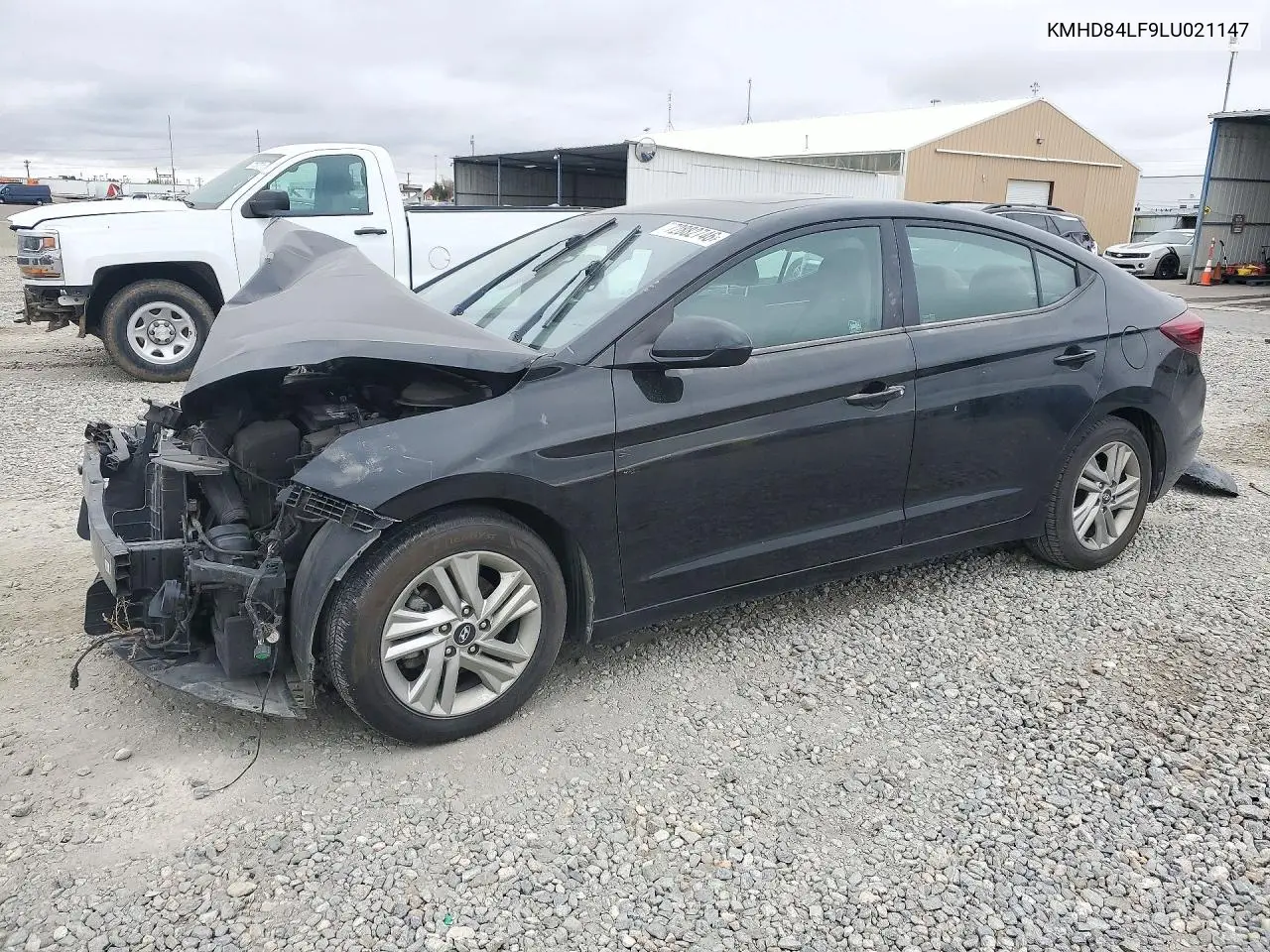 HYUNDAI ELANTRA 2020, VIN KMHD84LF9LU021147