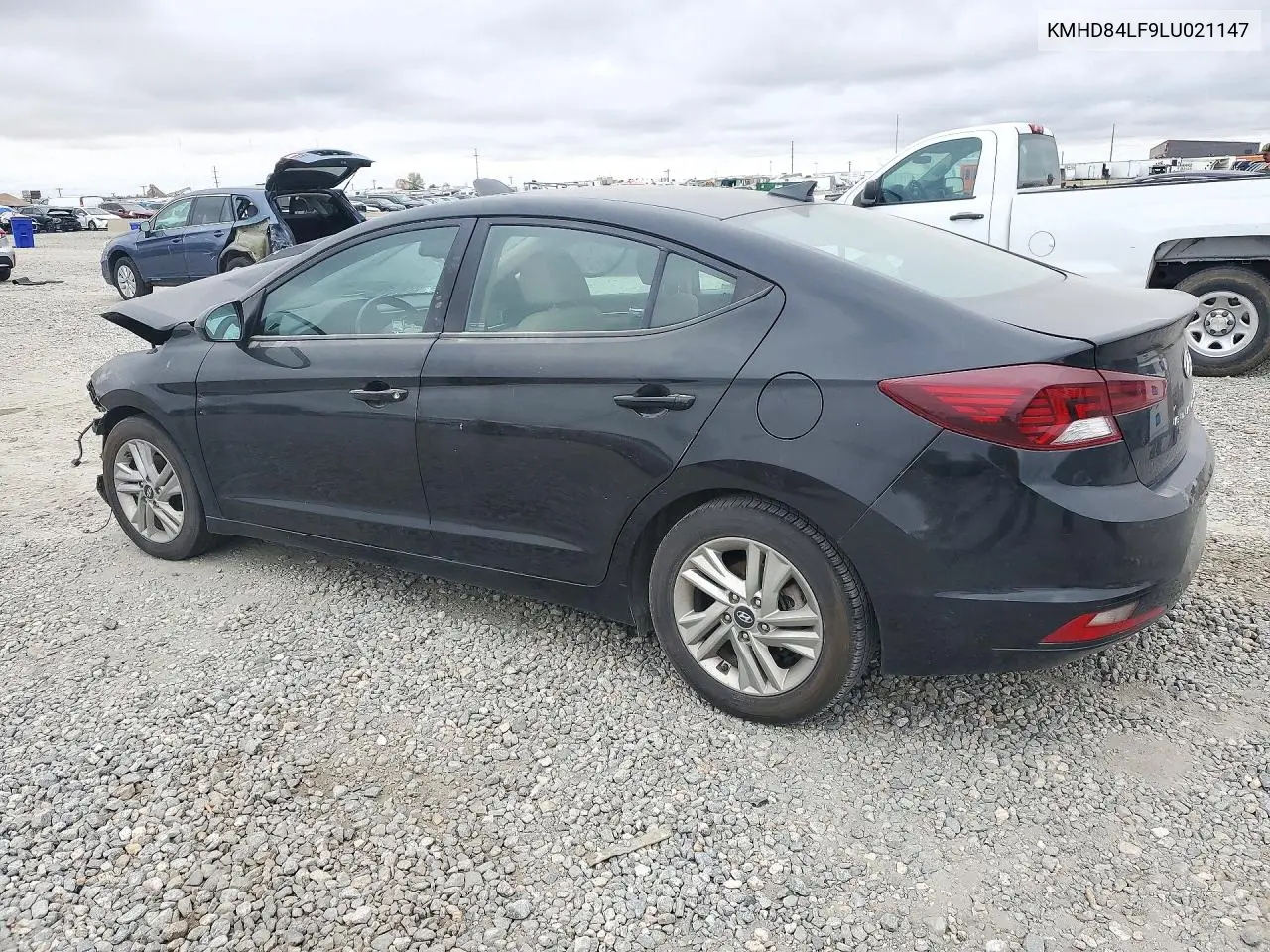 2020 HYUNDAI ELANTRA VIN KMHD84LF9LU021147 — фото 2