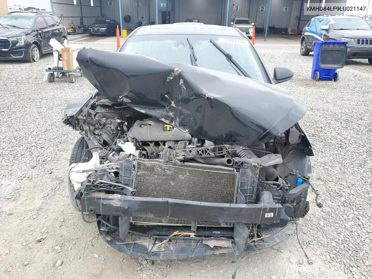 2020 HYUNDAI ELANTRA VIN KMHD84LF9LU021147 — фото 5