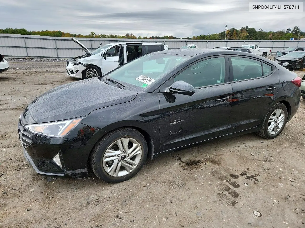 HYUNDAI ELANTRA 2020, VIN 5NPD84LF4LH578711