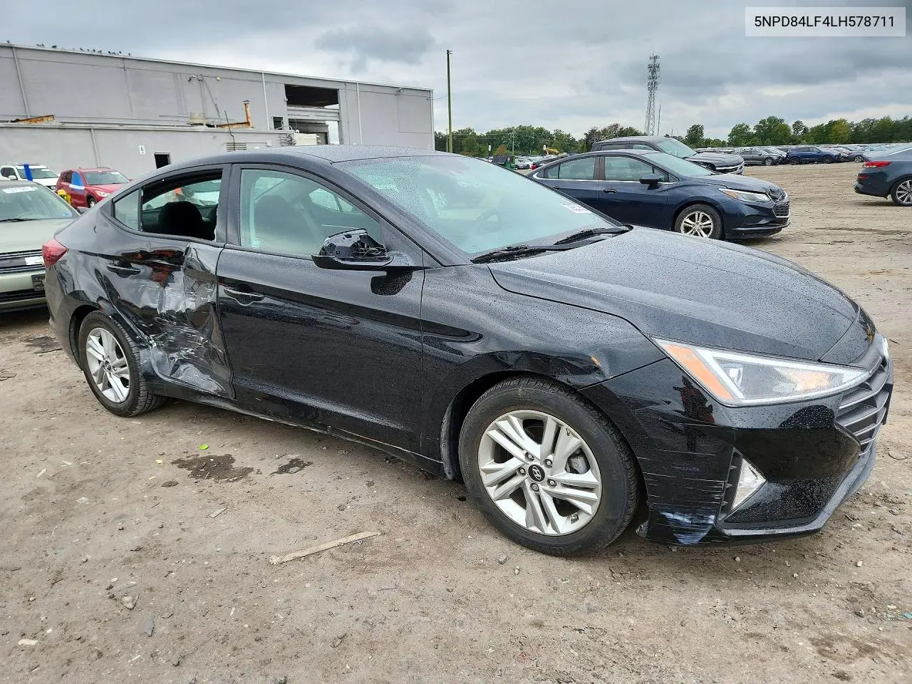 2020 HYUNDAI ELANTRA VIN 5NPD84LF4LH578711 — фото 4