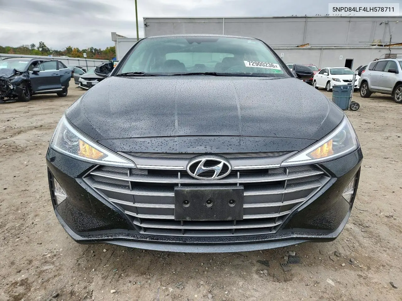 2020 HYUNDAI ELANTRA VIN 5NPD84LF4LH578711 — фото 5