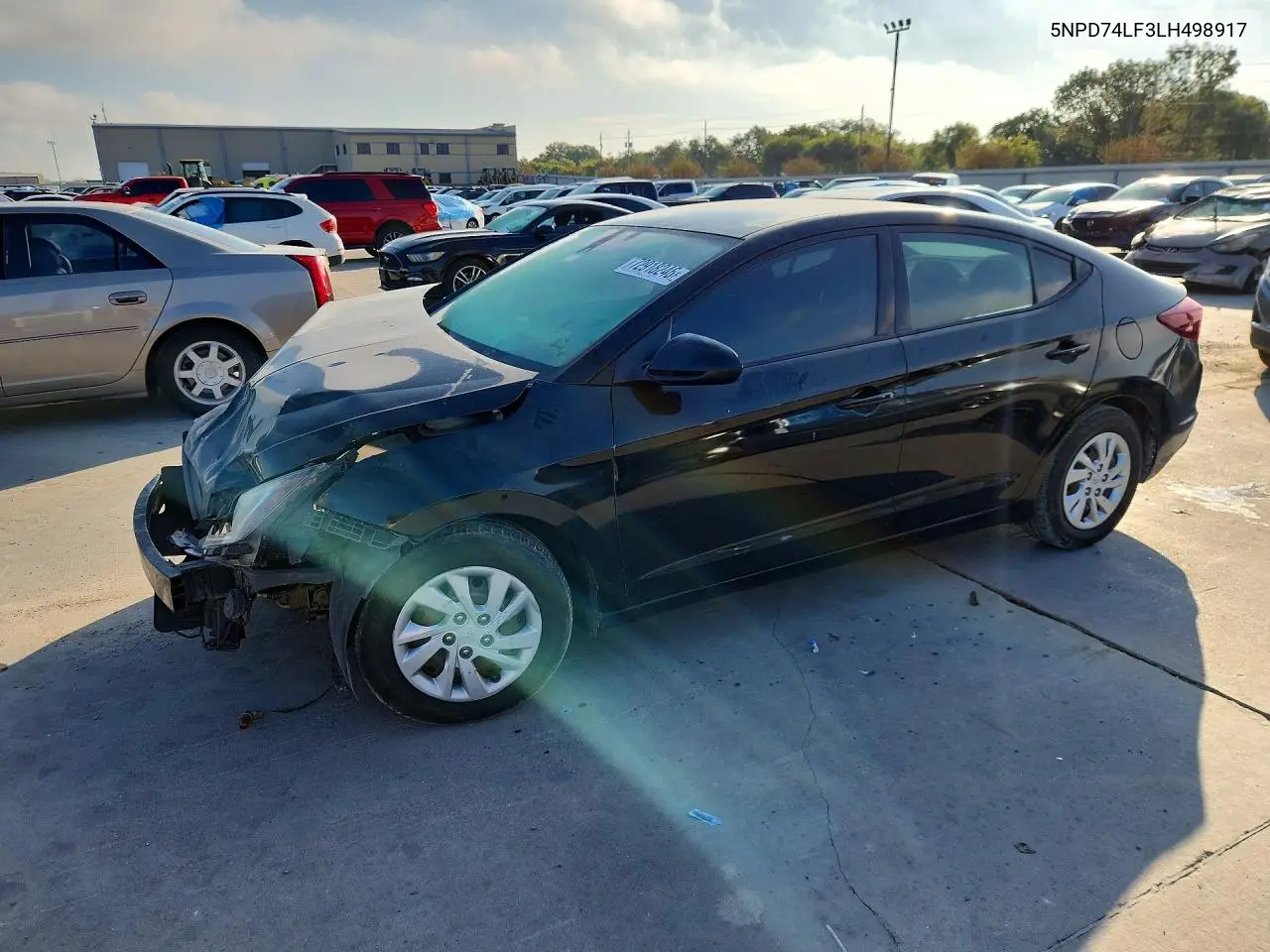HYUNDAI ELANTRA 2020, VIN 5NPD74LF3LH498917