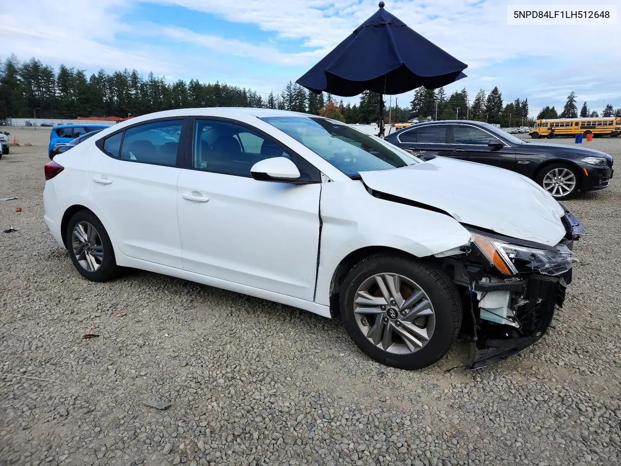 2020 HYUNDAI ELANTRA VIN 5NPD84LF1LH512648 — фото 4