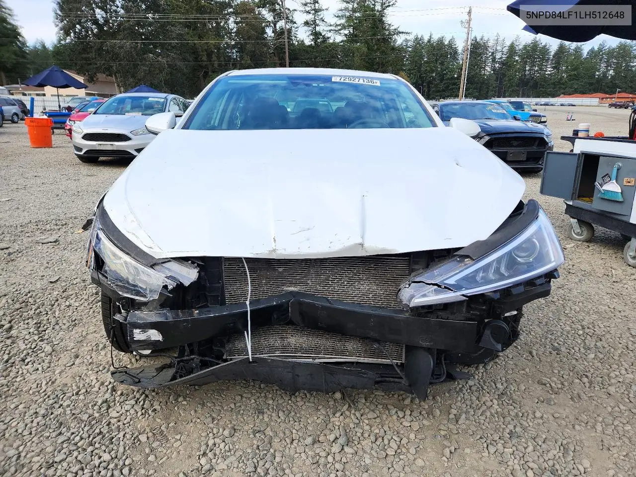 2020 HYUNDAI ELANTRA VIN 5NPD84LF1LH512648 — фото 5