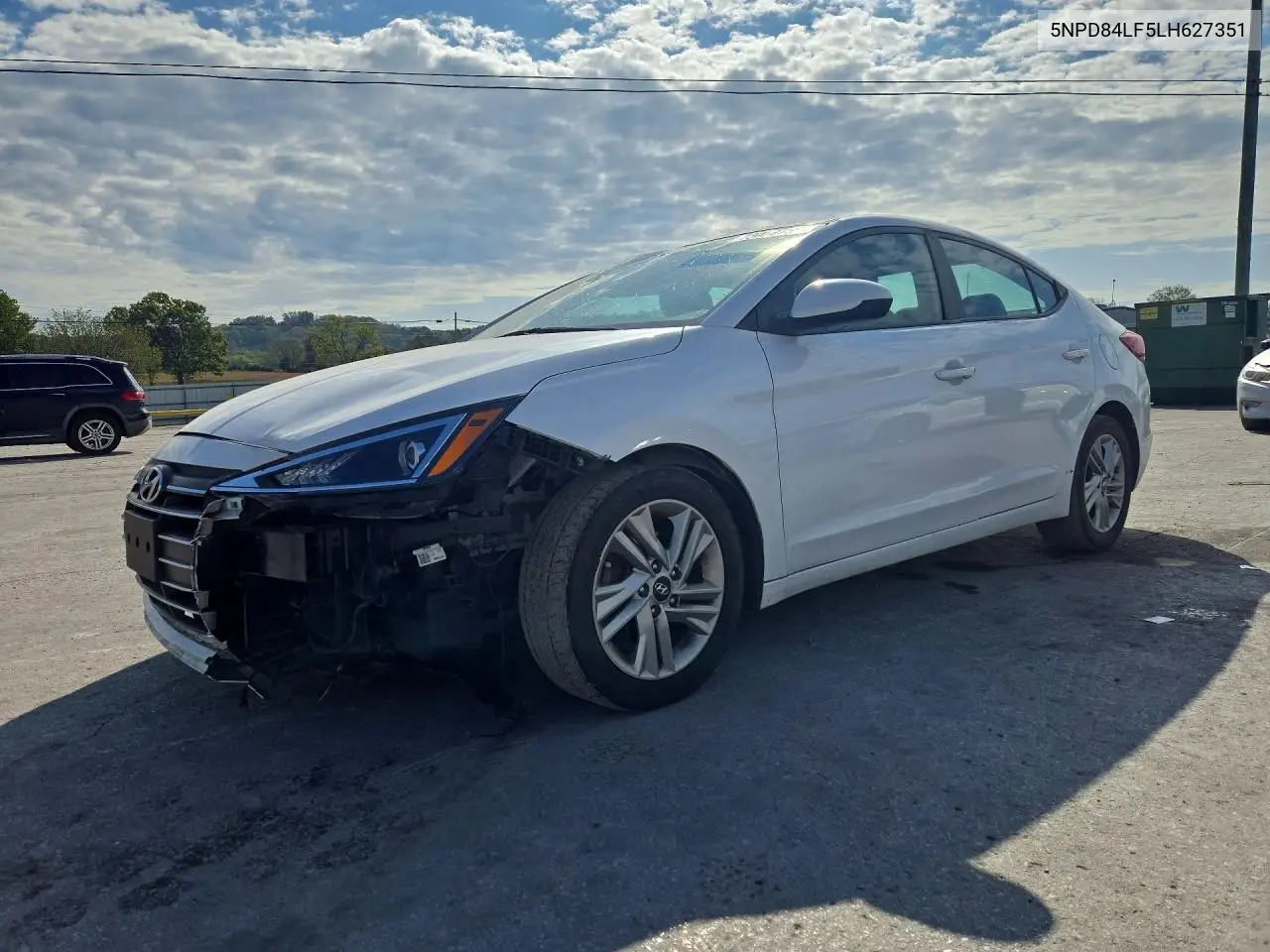 HYUNDAI ELANTRA 2020, VIN 5NPD84LF5LH627351