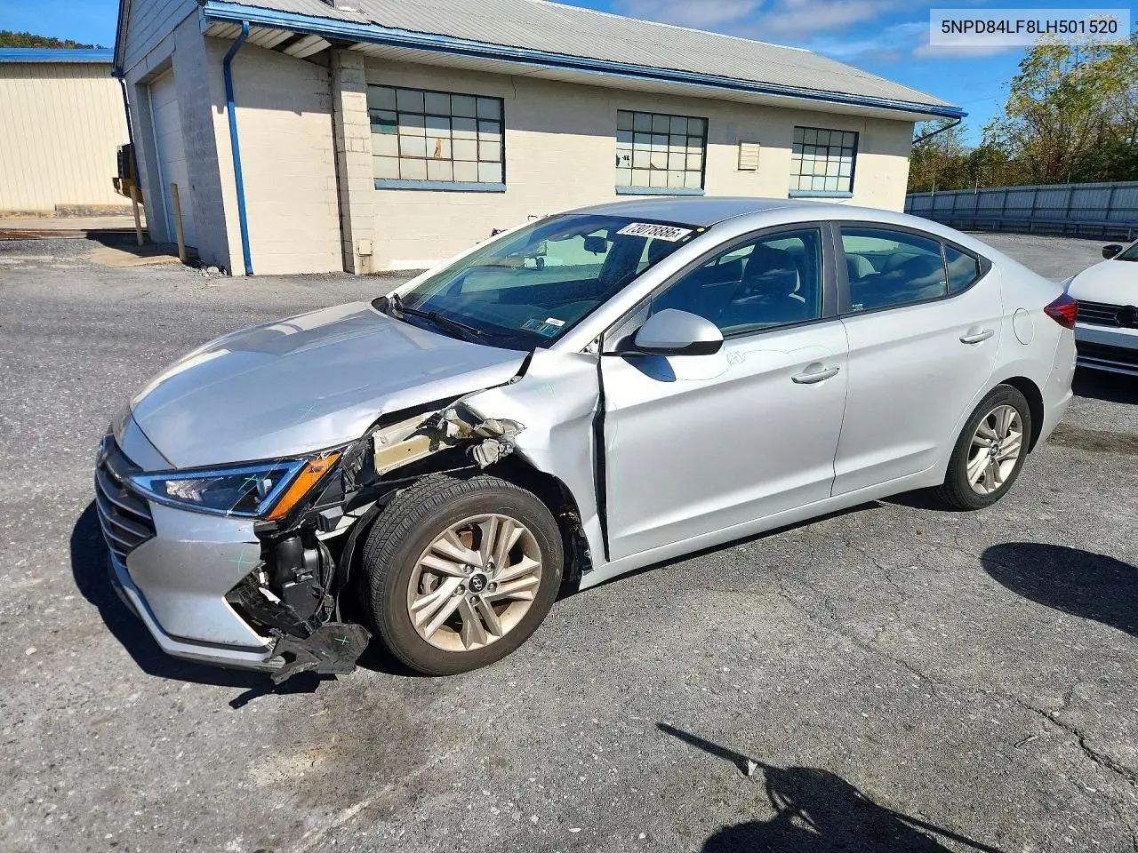 HYUNDAI ELANTRA 2020, VIN 5NPD84LF8LH501520