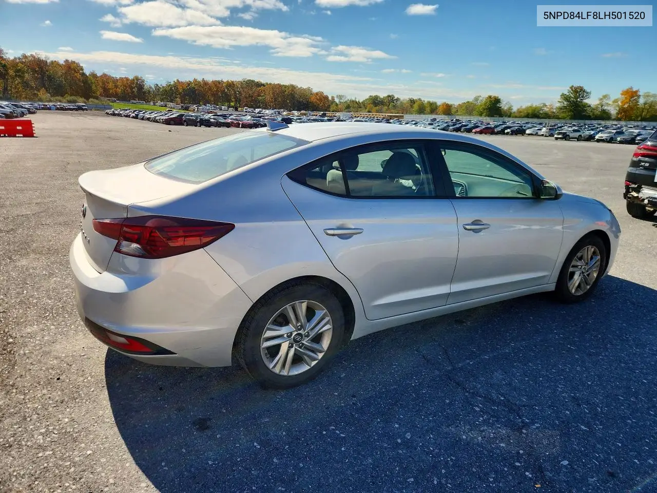 2020 HYUNDAI ELANTRA VIN 5NPD84LF8LH501520 — фото 3