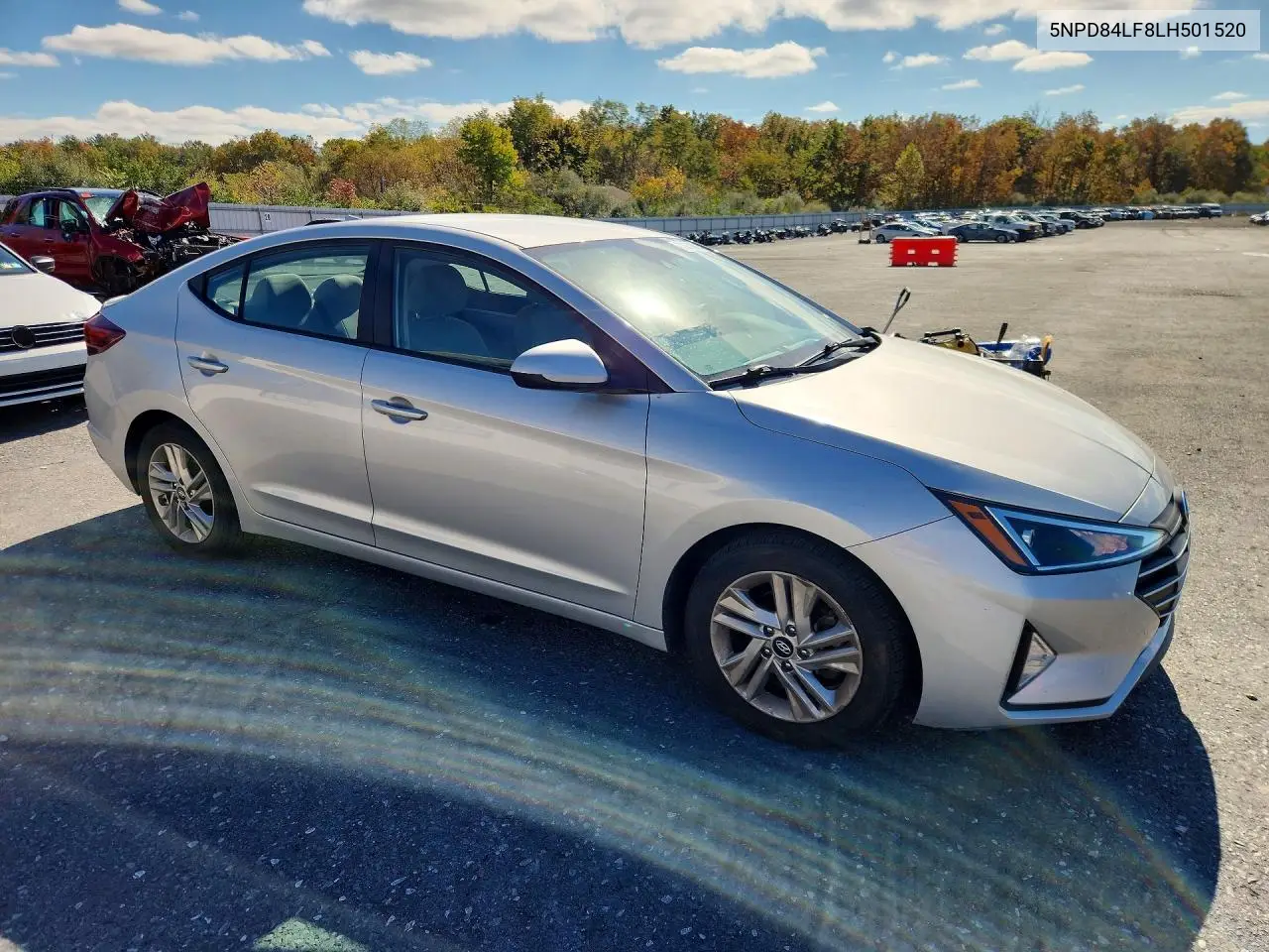 2020 HYUNDAI ELANTRA VIN 5NPD84LF8LH501520 — фото 4