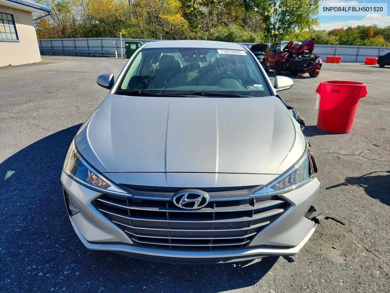 2020 HYUNDAI ELANTRA VIN 5NPD84LF8LH501520 — фото 5