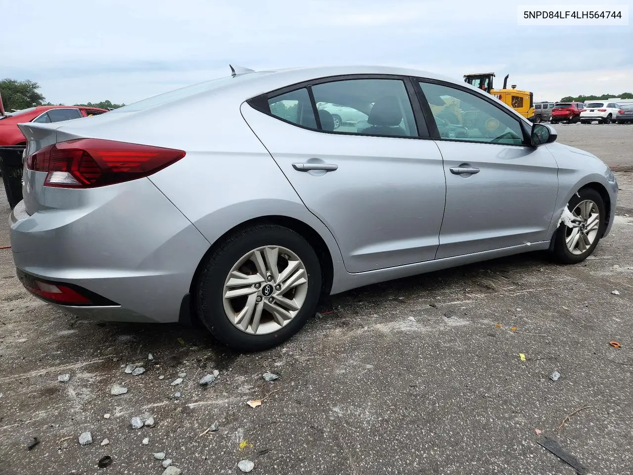 2020 HYUNDAI ELANTRA VIN 5NPD84LF4LH564744 — фото 3