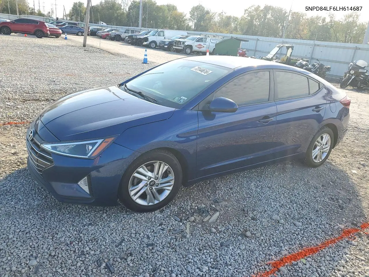 HYUNDAI ELANTRA 2020, VIN 5NPD84LF6LH614687