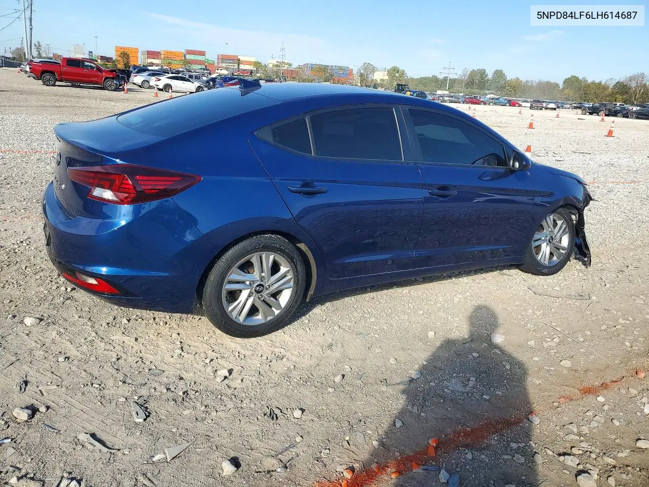 2020 HYUNDAI ELANTRA VIN 5NPD84LF6LH614687 — фото 3