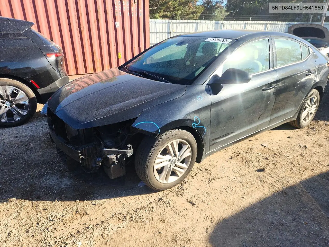 HYUNDAI ELANTRA 2020, VIN 5NPD84LF9LH541850