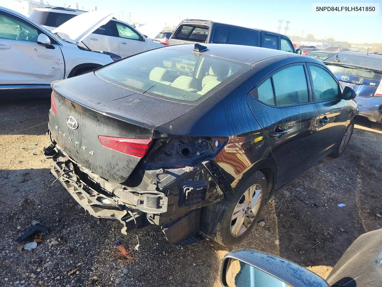 2020 HYUNDAI ELANTRA VIN 5NPD84LF9LH541850 — фото 3
