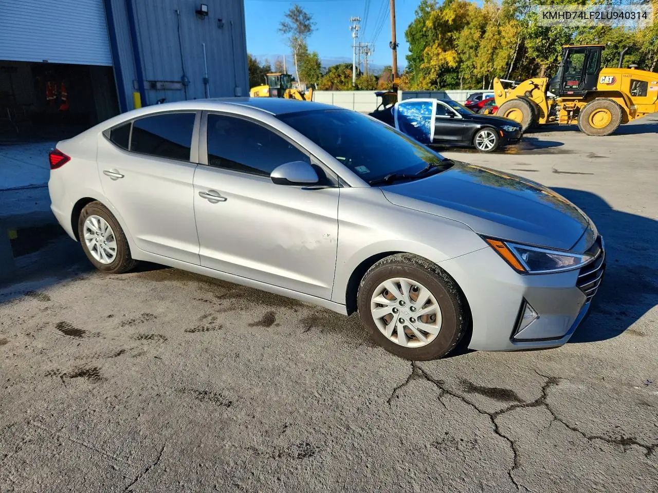 2020 HYUNDAI ELANTRA VIN KMHD74LF2LU940314 — фото 4