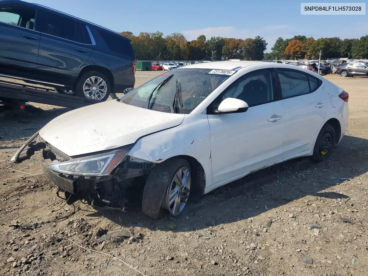 HYUNDAI ELANTRA 2020, VIN 5NPD84LF1LH573028