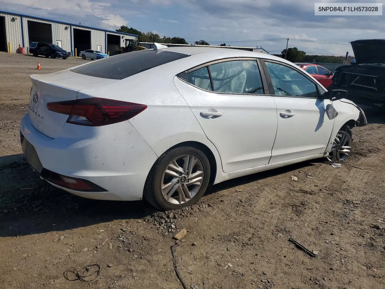 2020 HYUNDAI ELANTRA VIN 5NPD84LF1LH573028 — фото 3