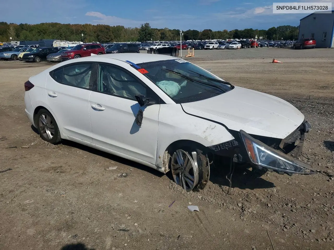 2020 HYUNDAI ELANTRA VIN 5NPD84LF1LH573028 — фото 4