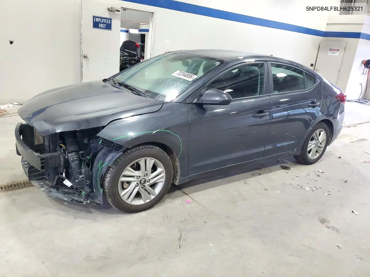 HYUNDAI ELANTRA 2020, VIN 5NPD84LF8LH625321