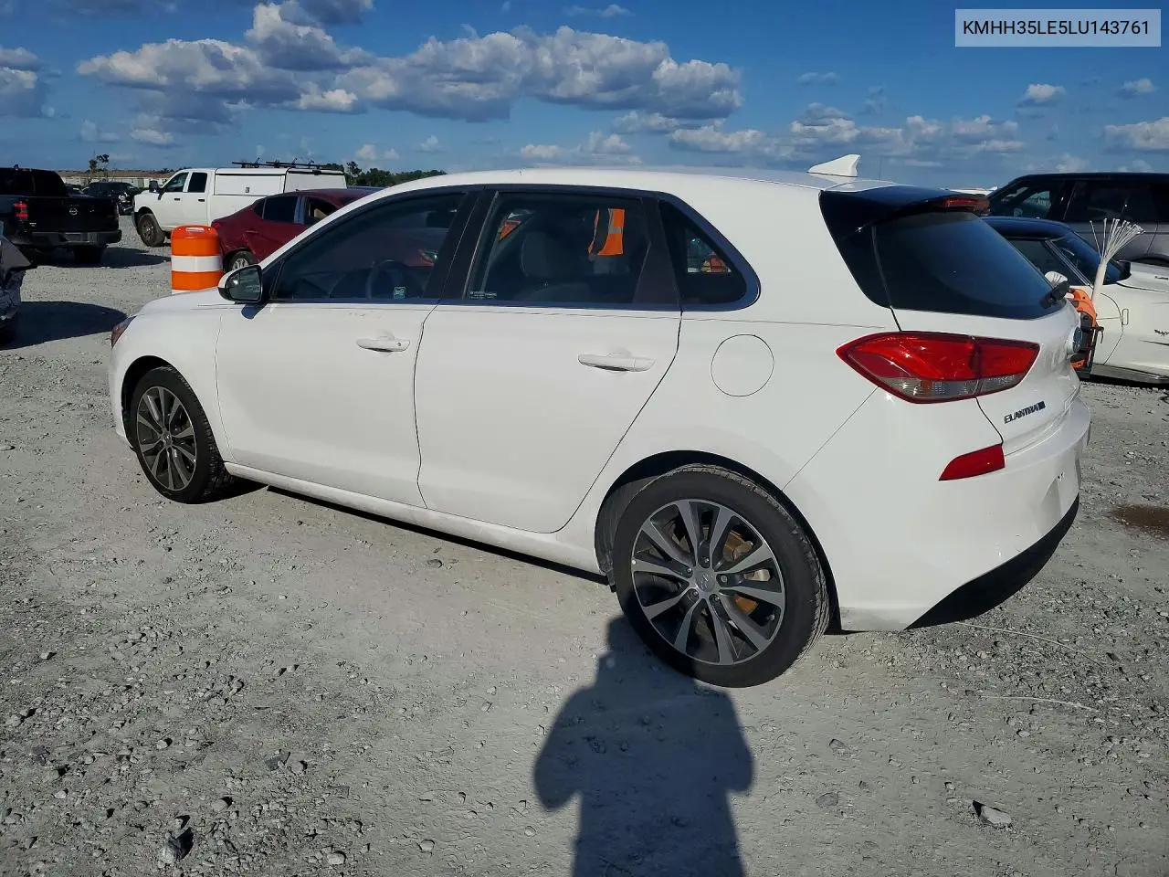 2020 HYUNDAI ELANTRA VIN KMHH35LE5LU143761 — фото 2