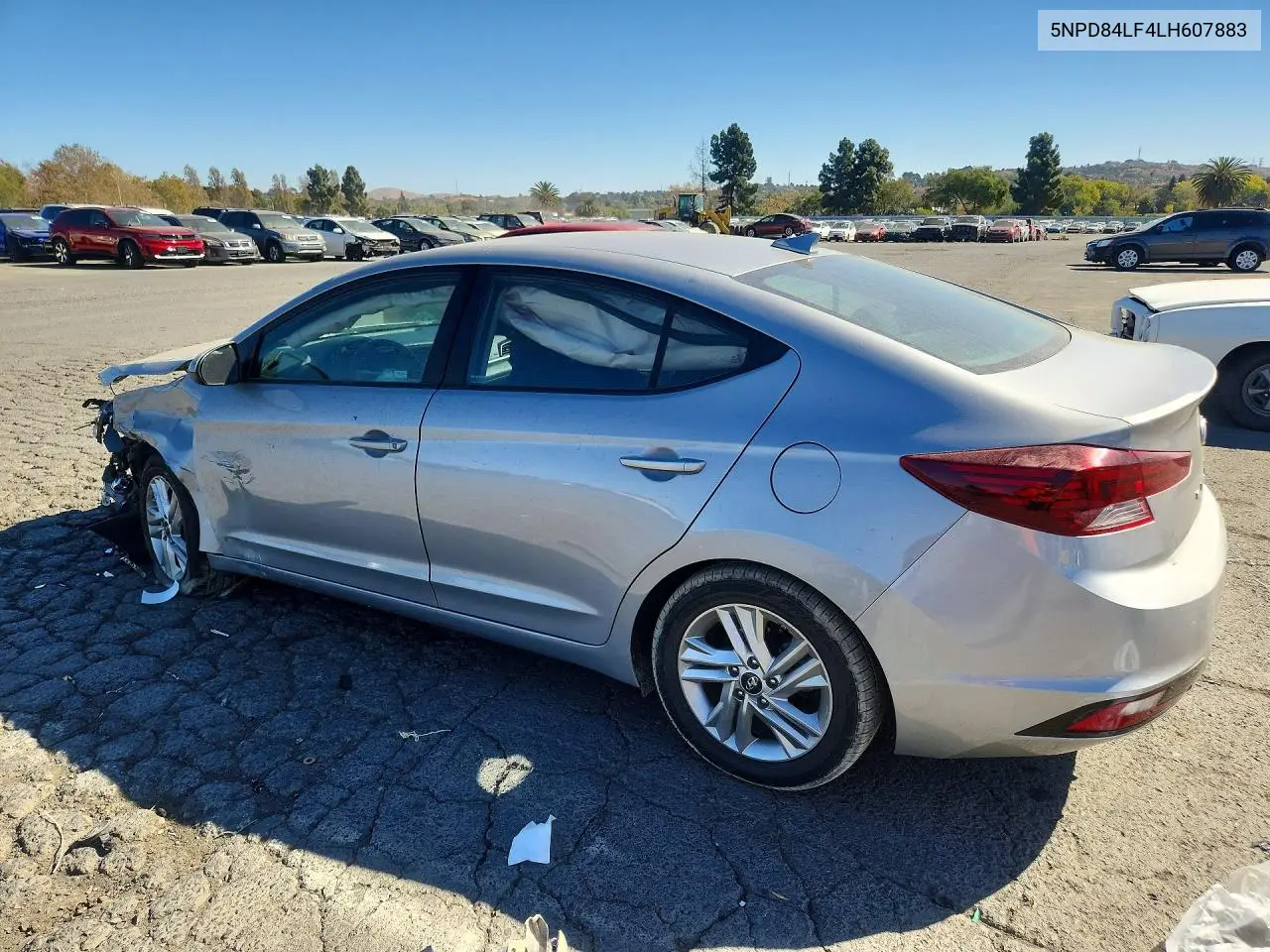 2020 HYUNDAI ELANTRA VIN 5NPD84LF4LH607883 — фото 2