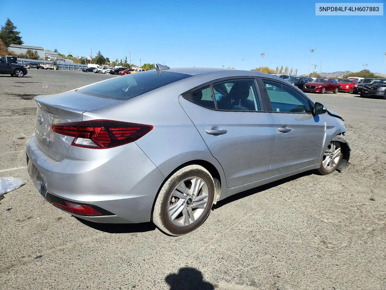 2020 HYUNDAI ELANTRA VIN 5NPD84LF4LH607883 — фото 3