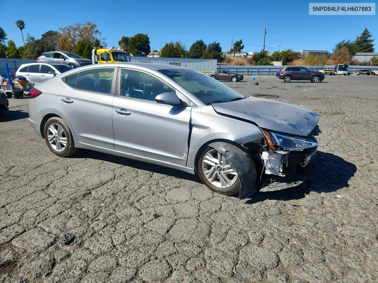 2020 HYUNDAI ELANTRA VIN 5NPD84LF4LH607883 — фото 4