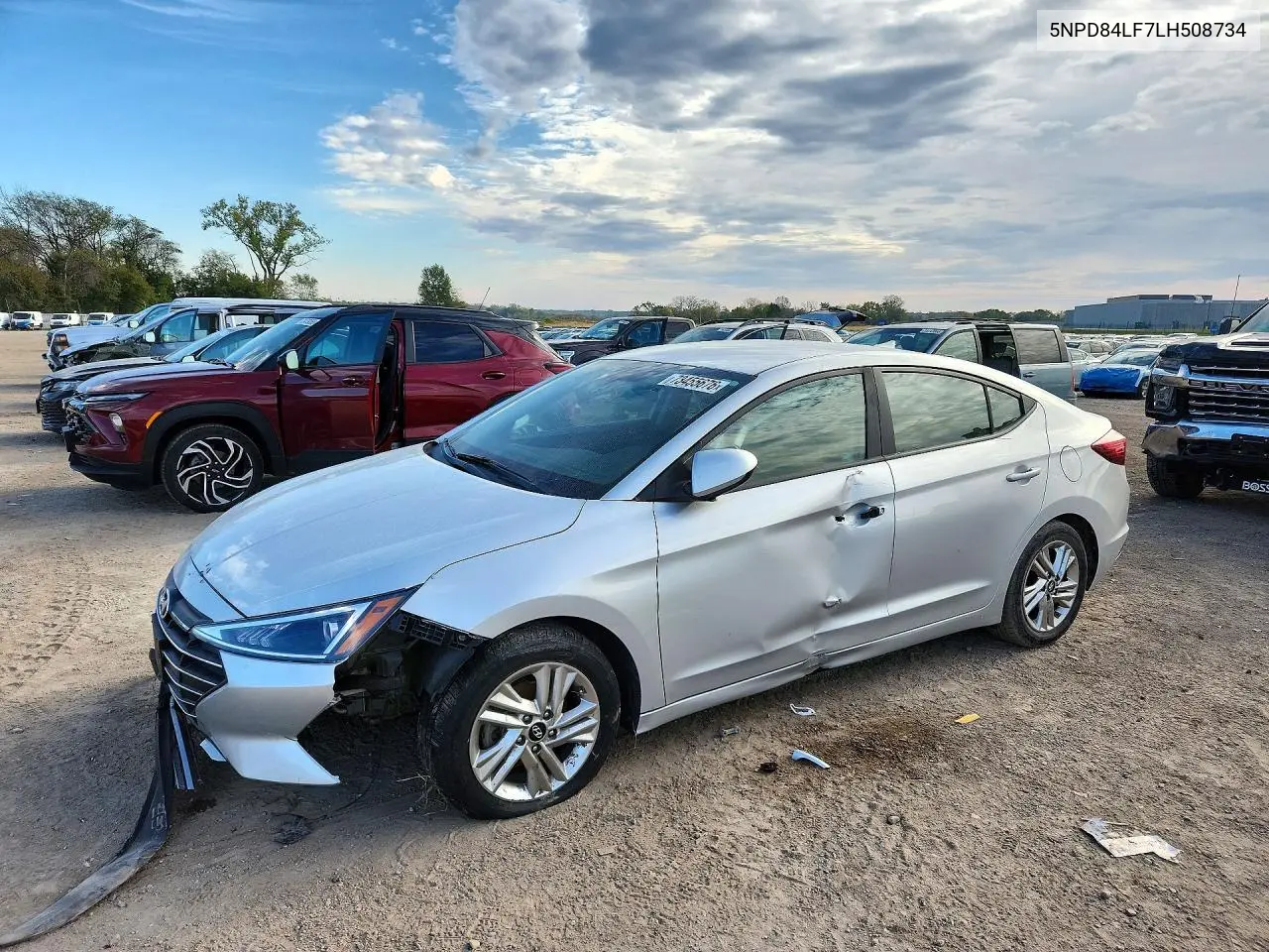 HYUNDAI ELANTRA 2020, VIN 5NPD84LF7LH508734