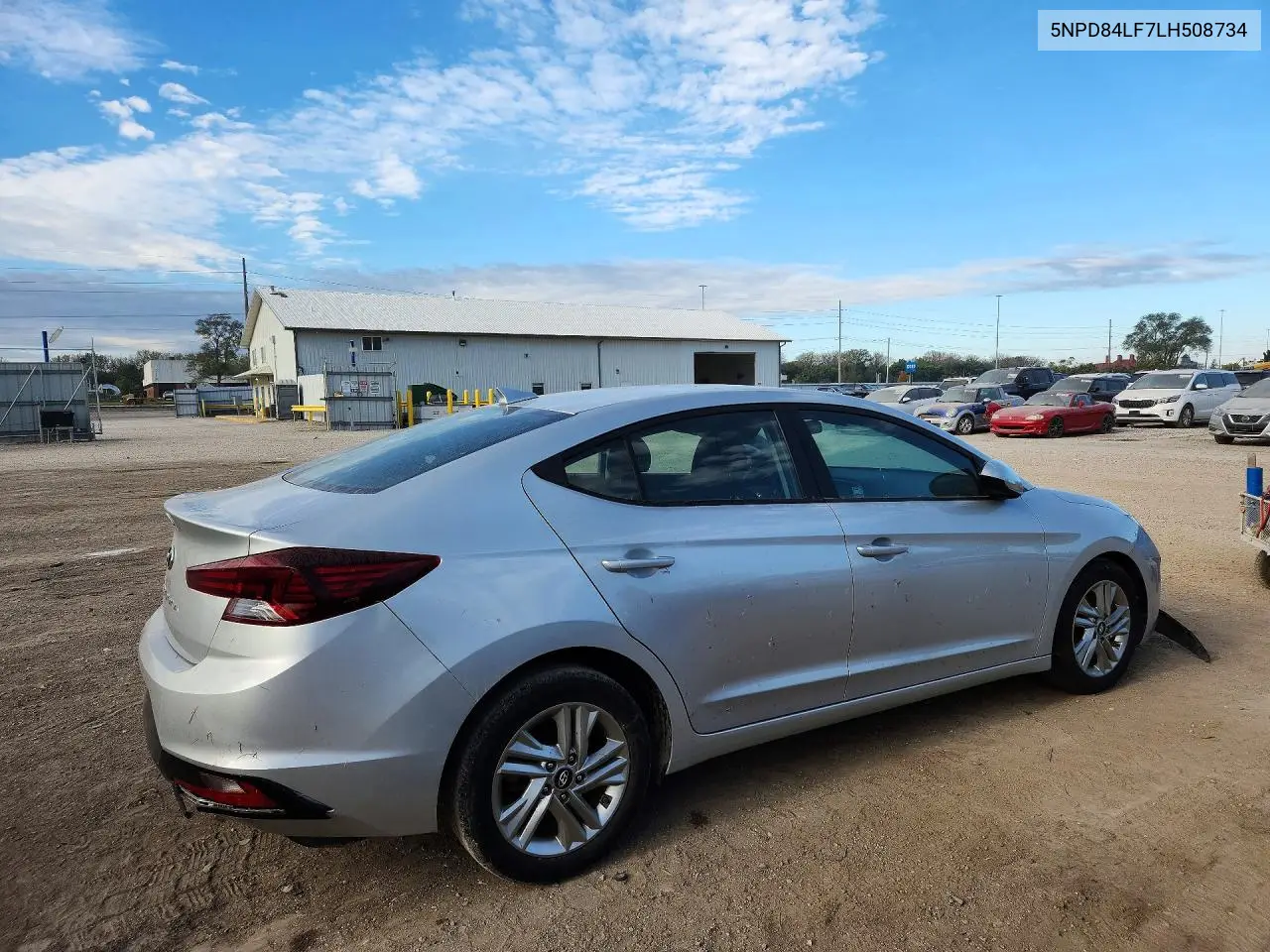 2020 HYUNDAI ELANTRA VIN 5NPD84LF7LH508734 — фото 3