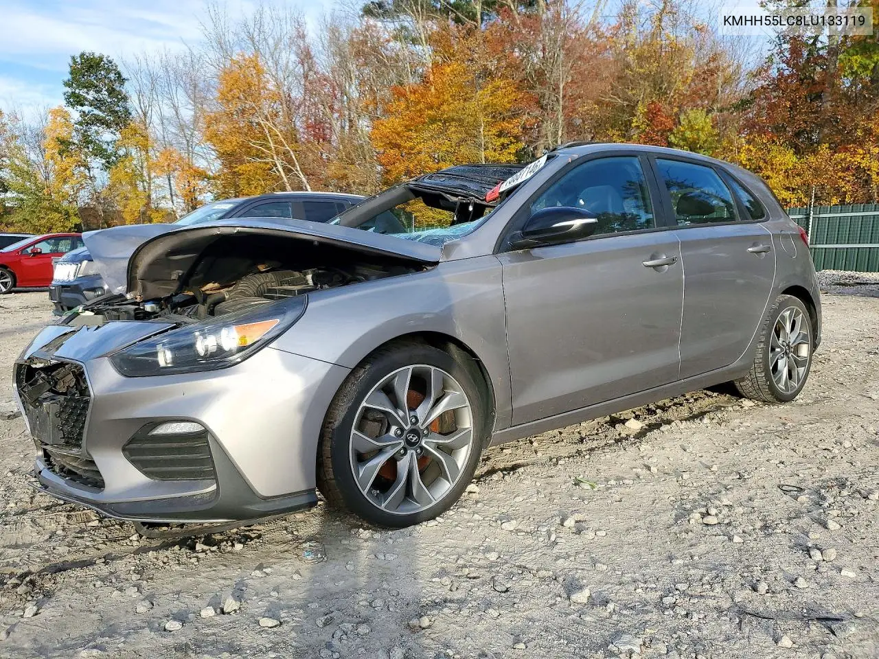 HYUNDAI ELANTRA 2020, VIN KMHH55LC8LU133119