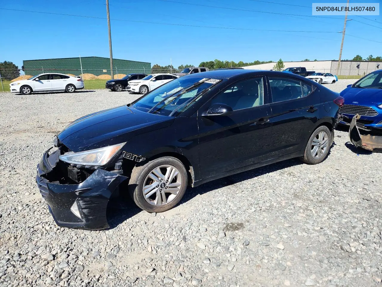 HYUNDAI ELANTRA 2020, VIN 5NPD84LF8LH507480