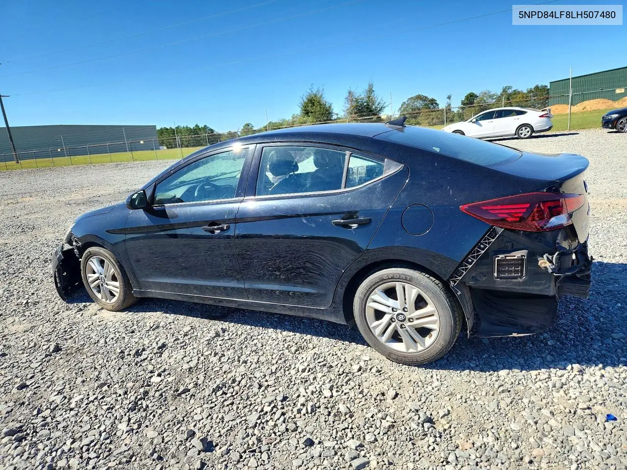 2020 HYUNDAI ELANTRA VIN 5NPD84LF8LH507480 — фото 2