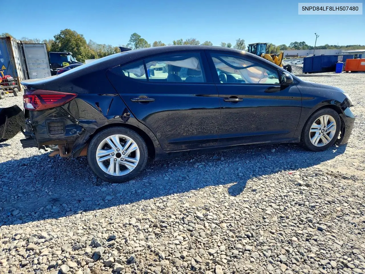 2020 HYUNDAI ELANTRA VIN 5NPD84LF8LH507480 — фото 3