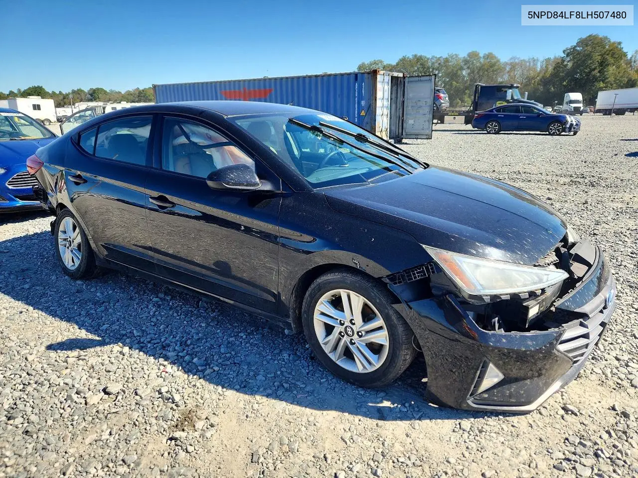 2020 HYUNDAI ELANTRA VIN 5NPD84LF8LH507480 — фото 4