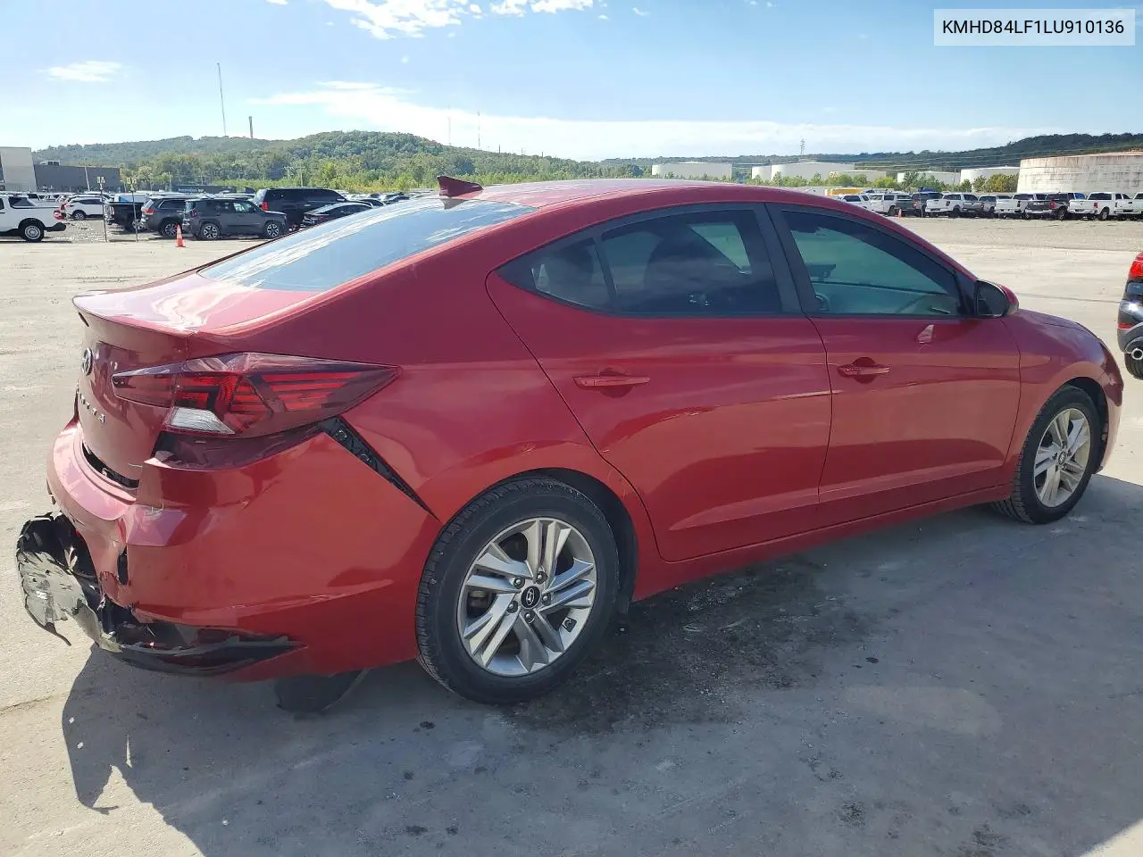 2020 HYUNDAI ELANTRA VIN KMHD84LF1LU910136 — фото 3